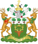 Coat of arms of the London Borough of Waltham Forest